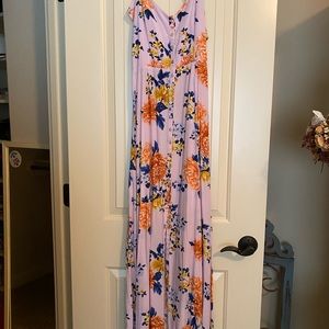 Floral maxi dress